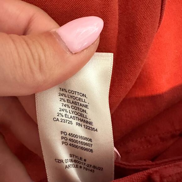 WILFRED FREE Women's Brennan Pant Size 6 In Orange - Picture 8 of 9